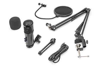 Digitus DA-20301 Spraakmicrofoon Statief Zendmethode:Kabelgebonden, USB Incl. kabel, Incl. windkap, Voet, Incl. standaard USB, USB-A, USB-B, Audio, stereo (3.5 Digitus DA-20301 Spraakmicrofoon Statief Zendmethode:Kabelgebonden, USB Incl. kabel, Incl. windkap, Voet, Incl. standaard USB, USB-A, USB-B, Audio, stereo (3.5