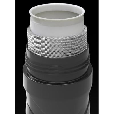 Polisport bidon thermal t500 500ml black-lime green