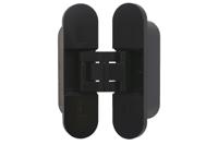 DX Onzichtbaar scharnier 3D verstelbaar 111x29 mm - mat zwart - thumbnail