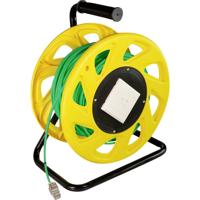 LogiLink CQ5060S RJ45 Netwerkkabel, patchkabel CAT 7 S/FTP 60 m Groen-geel Halogeenvrij, Laag rookgasgehalte, PUR-mantel 1 stuk(s) - thumbnail