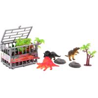 Johntoy John toy dinosaurussen in kooi 10-delig - thumbnail