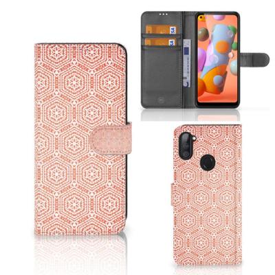 Samsung Galaxy M11 | A11 | Telefoon Hoesje | Pattern Orange