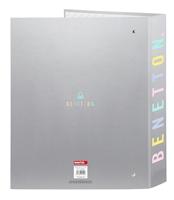 Ringmap Benetton Silver Zilverkleurig A4 27 x 33 x 6 cm - thumbnail