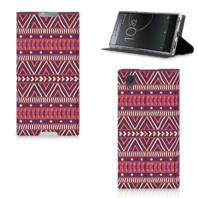 Sony Xperia L1 | Hoesje met Magneet | Aztec Paars