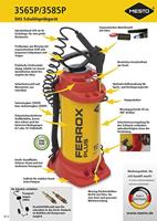 Mesto Hogedruksproeier | 6 l 6 bar | stalen reservoir met polyestercoating | 4,8 kg | 1 stuk - 3565P 3565P - thumbnail