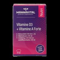 Mannavital Vitamine D3 & Vitamine A Forte Capsules - thumbnail
