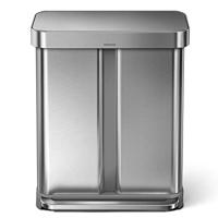 Simplehuman Prullenbak Liner Pocket Recycler 24 + 34 liter Zilver - thumbnail