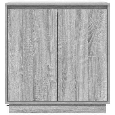 Dressoir met plank Grijs Sonoma 71 x 34,5 x 75 cm Bewerkt hout