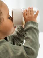 360Â° leerbeker zandbeige - thumbnail