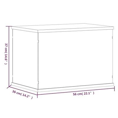 Vitrine transparant 56x36x37 cm acryl - thumbnail