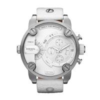 Diesel heren horloge witte leren herenband 51 mm DZ7265 - thumbnail