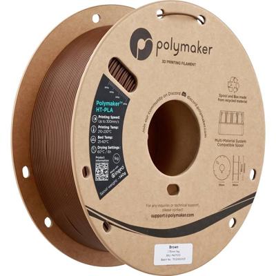 Polymaker PA17010 HT-PLA Filament PLA kunststof, HT-PLA Warmtebestendig, Highspeed filament 1.75 mm 1000 g Bruin 1 stuk(s) Polymaker PA17010 HT-PLA Filament PLA kunststof, HT-PLA Warmtebestendig, Highspeed filament 1.75 mm 1000 g Bruin 1 stuk(s)