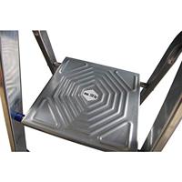 Huishoudtrap aluminium 4-treden - thumbnail