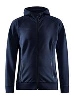 Craft 1910626 Core Soul Full Zip Hood Wmn - Dark Navy - XXL - thumbnail