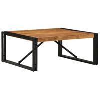 Salontafel 80x80x35 cm massief acaciahout - thumbnail