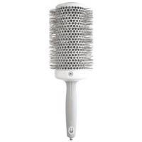 Olivia Garden Wavy Bristles White & Grey Brush Ø65mm - thumbnail