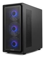 ATX Semi-toren BehuizingNox-Xtreme NXHUMMERAEROBK - thumbnail