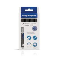 magnetoplan 1228112 Flipchartmarker Zwart 4 stuk(s) - thumbnail