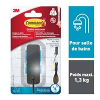 Haak voor ophanging 3M 1,3 kg 25 X 35 X 95 MM Zwart Lijmen (1 Stuks) - thumbnail