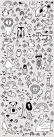 Noordwand Komar Pure Fotobehang Scribble Park - P104-VD1 - thumbnail