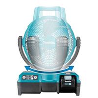 Makita CF001GZ Vloerventilator (Ø x h) 235 mm x 463 mm Turquoise, Zwart Oscillerend - thumbnail