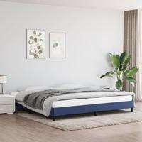 Bedframe zonder matras stof blauw 200x200 cm - thumbnail