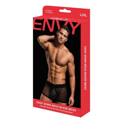 Heren Boxer Shorts Envy Zwart M/L