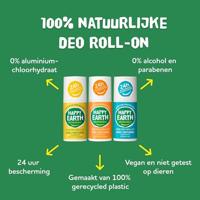 Happy Earth Deodorant roll on jasmine ho wood 75 Milliliter - thumbnail