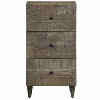Dressoir 40x33x75 cm massief mangohout - thumbnail