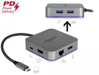 Delock 87742 USB-C dockingstation - thumbnail