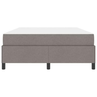 Boxspring bed Taupe en Zwart 140 x 190 cm