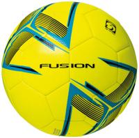 Precision voetbal Fusion 290-340 gr PU geel/blauw - thumbnail
