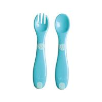 Chicco maaltijdset junior 33 x 34 cm blauw 3-delig - thumbnail