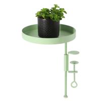 Esschert Design plantenblad met klem rond m groen - thumbnail