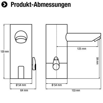 Cornat 1661 Senso Infrarood Kraan Wt Ch - SEN1
