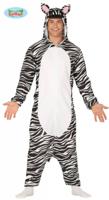 Zebra Jumpsuit met Capuchon - thumbnail