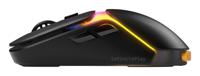 Glorious Gaming - draadloze gamingmuis Model O3 - Uitwisselbaar InfinitePlay-batterijsysteem, 8k polling, 130M click optische schakelaars, licht gewicht van 66 g, 30K DPI optische sensor, RGB - Zwart - thumbnail