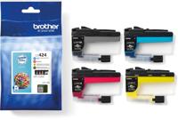 Inktcartridge Brother LC-424 zwart + 3 kleuren - thumbnail
