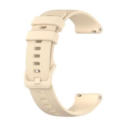 Garmin Venu 3s / Vivoactive 4s / Venu 2s / Vivomove 3s / Forerunner 255s - Sportband met motief - Beige Garmin Venu 3s / Vivoactive 4s / Venu 2s / Vivomove 3s / Forerunner 255s - Sportband met motief - Beige