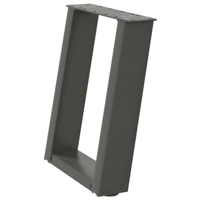 Salontafelpoten 2 st U-vormig 38x(42-43) cm staal antraciet