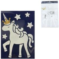 Raamsticker eenhoorn 40 cm | 24 stuks - thumbnail