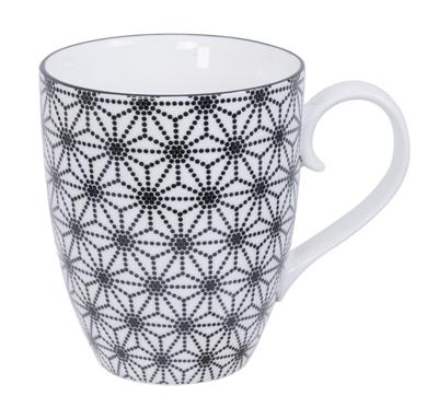 Mok met Sterrenpatroon - Tokyo Design Studio - Nippon Black - 380ml 8.5x10.2cm Mok met Sterrenpatroon - Tokyo Design Studio - Nippon Black - 380ml 8.5x10.2cm