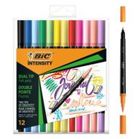 Set Viltstiften Bic Intensity 12 Onderdelen Multicolour - thumbnail