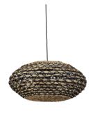 Light & Living Gevlochten hanglampTripoli met zwart Ø 60cm - 2936512 - thumbnail