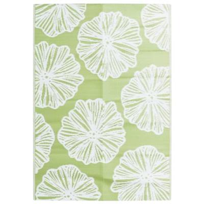 VidaXL Buitenkleed arakil 140x200 cm polypropeen groen VidaXL Buitenkleed arakil 140x200 cm polypropeen groen