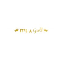 Letter banner - It's a girl! - thumbnail