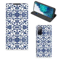 Samsung Galaxy S20 FE Smart Cover Flower Blue - thumbnail