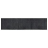 Vloerkleed rechthoekig 70x300 cm bamboe grijs - thumbnail