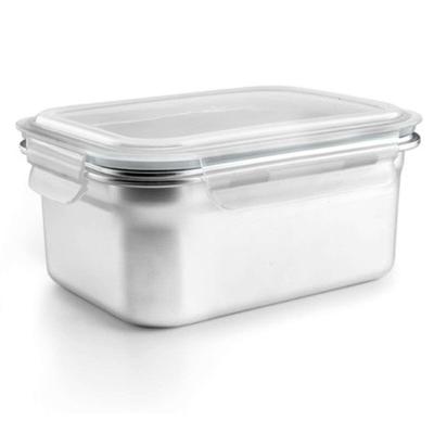 Lunchbox Ibili 669316 Grijs Roestvrij staal Rechthoekig 1,6 L