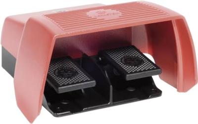 Bernstein F2-U1Z/U1Z UN Voetschakelaar 240 V/AC 10 A 2 pedalen Met beschermkap 2x NO, 2x NC IP65 1 stuk(s)